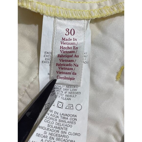 Original Penguin Mens Yellow Flat Front Shorts Sz.30 Cotton Blend - Picture 11 of 13